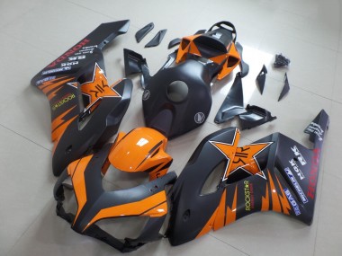 Descuento Carenados Moto Honda CBR1000RR 2004-2005 - Naranja Negro Mate Rockstar