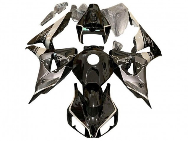 Descuento Carenados Moto Honda CBR1000RR 2006-2007 - Gris Negro Brillante Toro