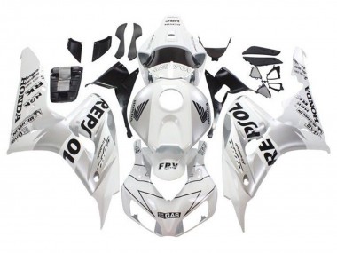 Descuento Carenados Moto Honda CBR1000RR 2006-2007 - Blanco Plata Negro Repsol