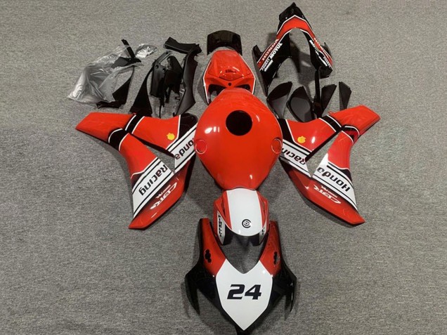 Descuento Carenados Moto Honda CBR1000RR 2008-2011 - Rojo Blanco Negro Brillante 24