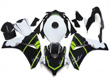 Descuento Carenados Moto Honda CBR1000RR 2008-2011 - Blanco Verde Negro Brillante
