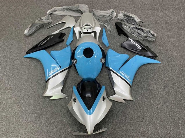 Descuento Carenados Moto Honda CBR1000RR 2012-2016 - Azul Claro Plata Negro