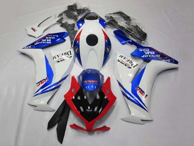 Descuento Carenados Moto Honda CBR1000RR 2012-2016 - Blanco Azul Rojo Negro Brillante HRC