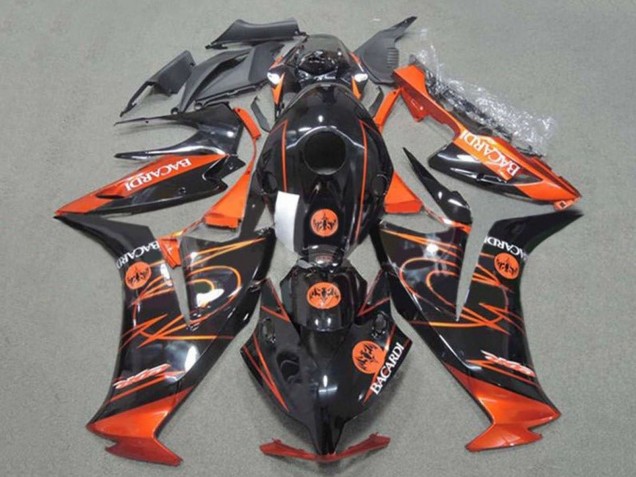 Descuento Carenados Moto Honda CBR1000RR 2012-2016 - Naranja Negro Brillante BACARDI