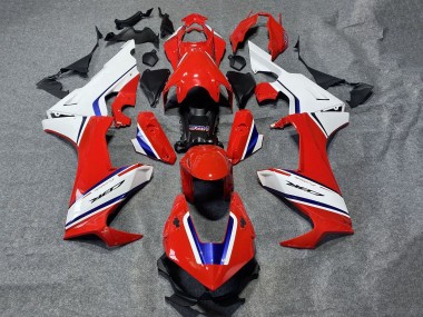 Descuento Carenados Moto Honda CBR1000RR 2017-2023 - Blanco Rojo Azul