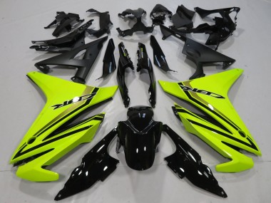 Descuento Carenados Moto Honda CBR500R 2016-2018 - Neon Amarillo Negro Brillante