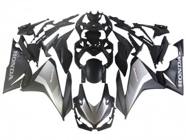 Descuento Carenados Moto ABS Honda CBR500R 2022-2023 - Plata Gris Negro Mate