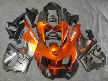 Descuento Carenados Moto Honda CBR900RR 919 1998-1999 - Plata Naranja Chrome
