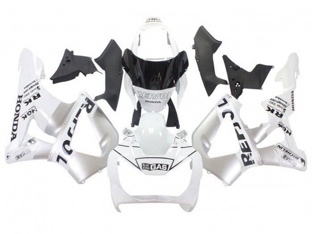 Descuento Carenados Moto Honda CBR900RR 929 2000-2001 - Blanco Plata Repsol