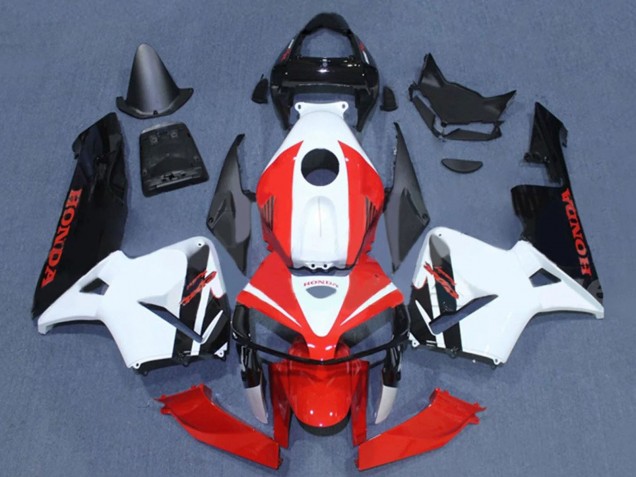 Descuento Carenados Moto Honda CBR600RR 2005-2006 - Negro Blanco Rojo