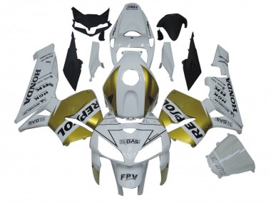 Descuento Carenados Moto Honda CBR600RR 2005-2006 - Blanco Oro Repsol