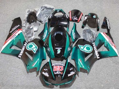 Descuento Carenados Moto Honda CBR600RR 2013-2023 - Azul Verdoso Negro Brillante Petronas 20