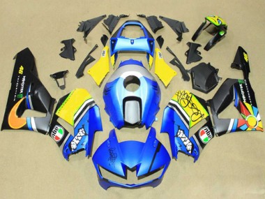 Descuento Carenados Moto Honda CBR600RR 2013-2023 - Azul Amarillo Negro Mate Verde Monstruo