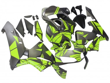 Descuento Carenados Moto Honda CBR600RR 2003-2004 - Neon Amarillo Gris Mate