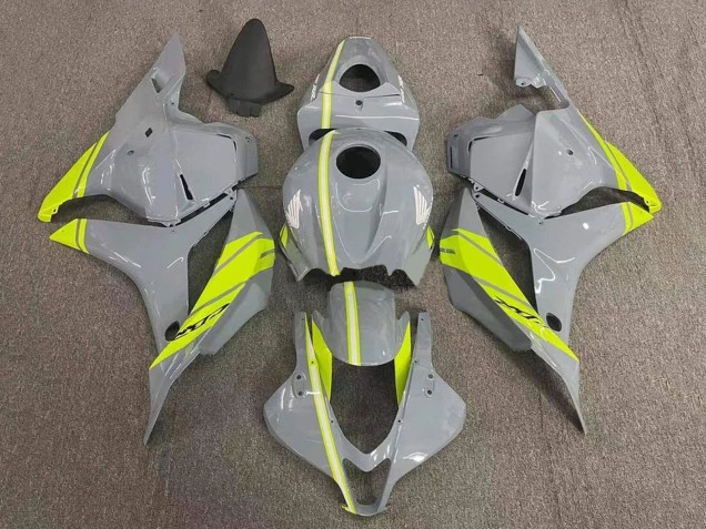 Descuento Carenados Moto Honda CBR600RR 2007-2008 - Nardo Gris Neon Amarillo