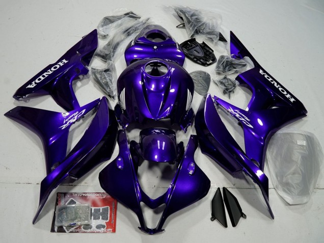Descuento Carenado Moto Honda CBR600RR 2007-2008 - Azul Negro Brillante