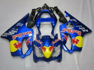 Descuento Carenados Moto Honda CBR600 F4i 2001-2003 - Azul Amarillo Rojo Bull