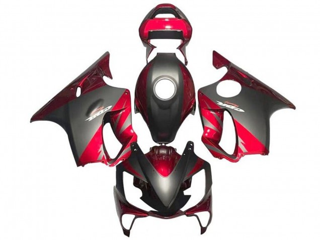 Descuento Carenados Moto Honda CBR600 F4i 2001-2003 - Rojo Negro Mate
