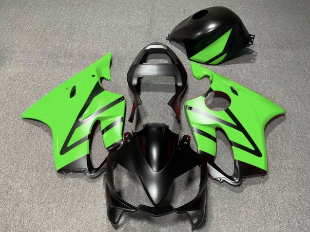 Descuento Carenados Moto Honda CBR600 F4i 2001-2003 - Verde Negro Mate