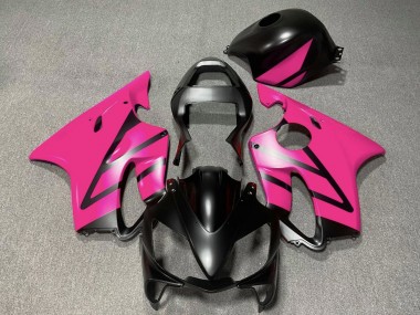 Descuento Carenados Moto Honda CBR600 F4i 2001-2003 - Rosa Negro Mate