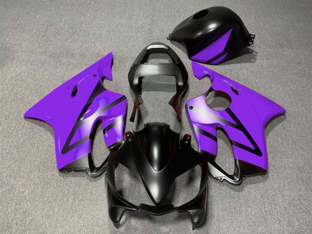 Descuento Carenados Moto Honda CBR600 F4i 2001-2003 - Púrpura Negro Mate