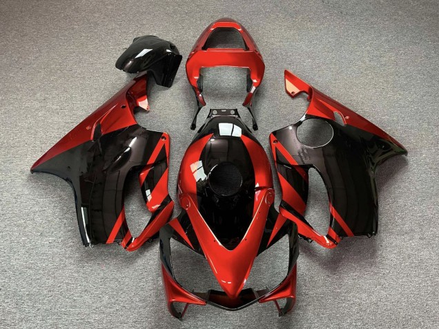 Descuento Carenados Moto Honda CBR600 F4i 2001-2003 - Rojo Negro Brillante
