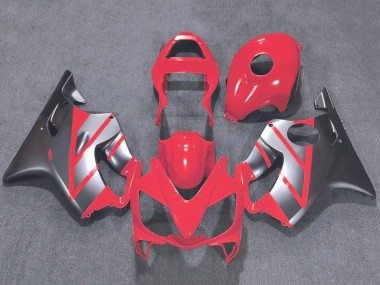 Descuento Carenado Moto Honda CBR600 F4i 2001-2003 - Plata Rojo