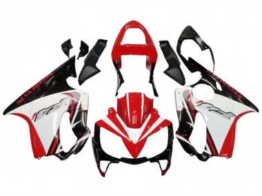 Descuento Carenados Moto Honda CBR600 F4i 2001-2003 - Blanco Rojo Negro Brillante