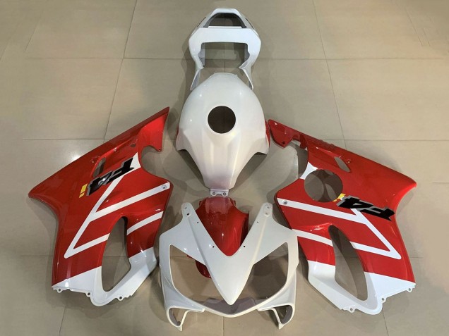 Descuento Carenados Moto Honda CBR600 F4i 2001-2003 - Blanco Rojo