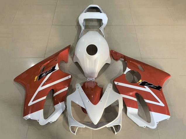 Descuento Carenados Moto Honda CBR600 F4i 2001-2003 - Blanco Naranja