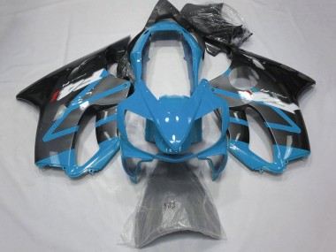Descuento Carenados Moto Honda CBR600 F4i 2004-2007 - Azul Claro Gris Negro Brillante