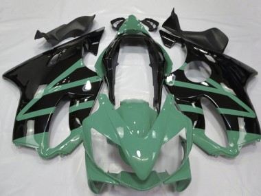Descuento Carenados Moto Honda CBR600 F4i 2004-2007 - Moss Verde Negro Brillante