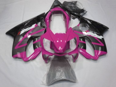 Descuento Carenados Moto Honda CBR600 F4i 2004-2007 - Rosa Gris Negro Brillante