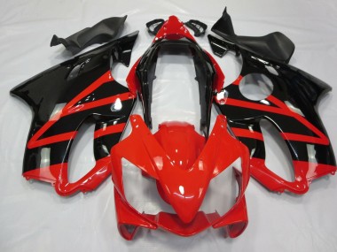 Descuento Carenados Moto Honda CBR600 F4i 2004-2007 - Rojo Negro Brillante