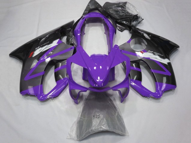 Descuento Carenados Moto Honda CBR600 F4i 2004-2007 - Púrpura Gris Negro Brillante