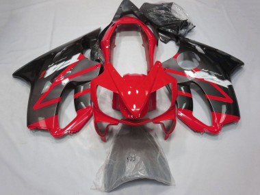 Descuento Carenados Moto Honda CBR600 F4i 2004-2007 - Rojo Gris Negro Brillante