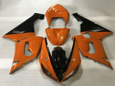 Descuento Carenados Moto Kawasaki ZX6R 2005-2006 - Naranja Negro