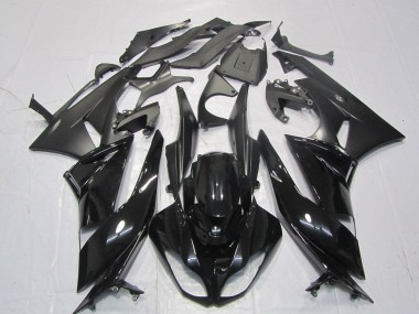 Descuento Carenados Moto Kawasaki ZX6R 2007-2008 - Negro Brillante Negro Mate