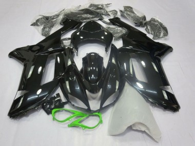 Descuento Carenados Moto Kawasaki ZX6R 2007-2008 - Negro Brillante Neon Verde