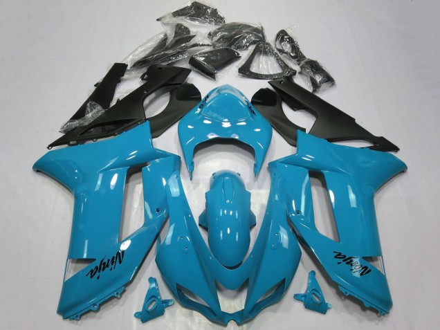 Descuento Carenados Moto Kawasaki ZX6R 2007-2008 - Azul Negro