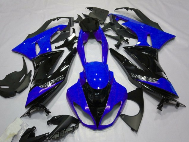 Descuento Carenados Moto Kawasaki ZX6R 2007-2008 - Azul Negro Blanco