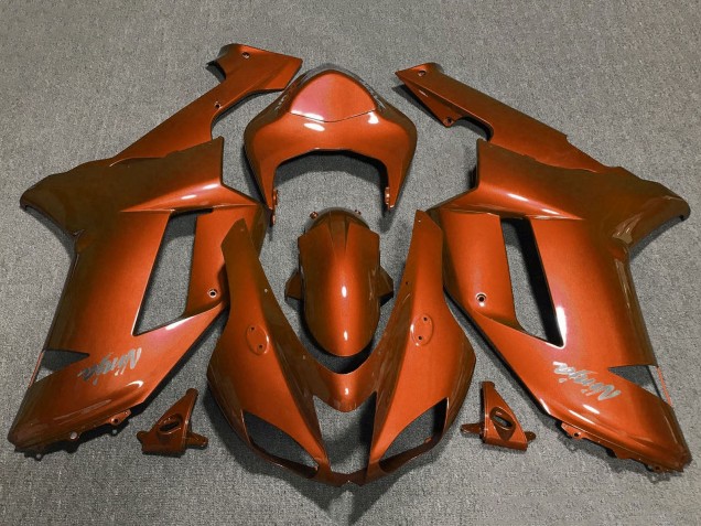 Descuento Carenados Moto Kawasaki ZX6R 2007-2008 - Naranja