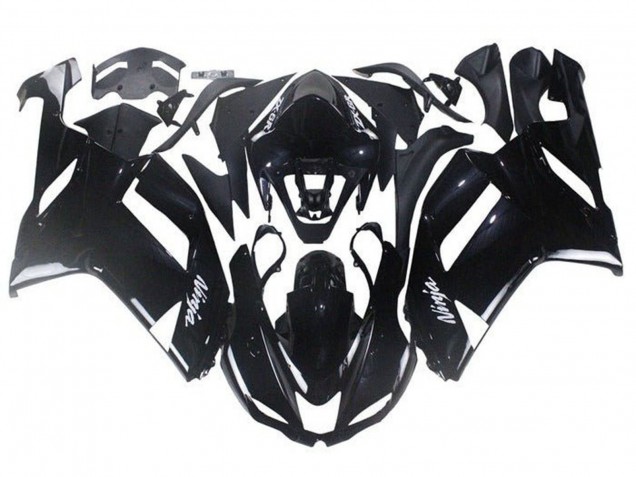 Descuento Carenados Moto ABS Kawasaki ZX6R 2007-2008 - Negro Brillante