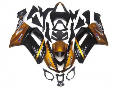 Descuento Carenados Moto Kawasaki ZX6R 2007-2008 - Oro Negro Elf