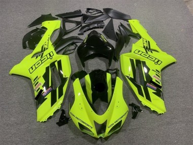 Descuento Carenados Moto Kawasaki ZX6R 2007-2008 - Neon Amarillo Negro Icon