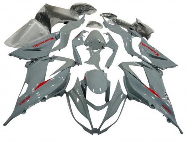 Descuento Carenado Moto Kawasaki ZX6R 2013-2018 - Nardo Gris Rojo