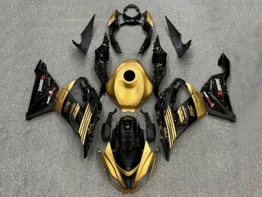 Descuento Carenados Moto Kawasaki ZX6R 2013-2018 - Oro Negro Brillante