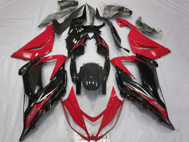 Descuento Carenados Moto Kawasaki ZX6R 2013-2018 - Rojo Negro Brillante