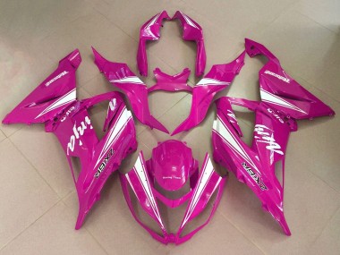 Descuento Carenados Moto Kawasaki ZX6R 2013-2018 - Rosa Blanco