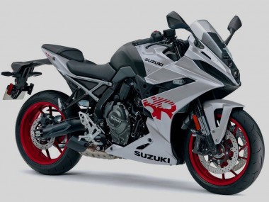 Descuento Carenados Moto Suzuki GSX8R 2024-2025 - Plata Negro Rojo
